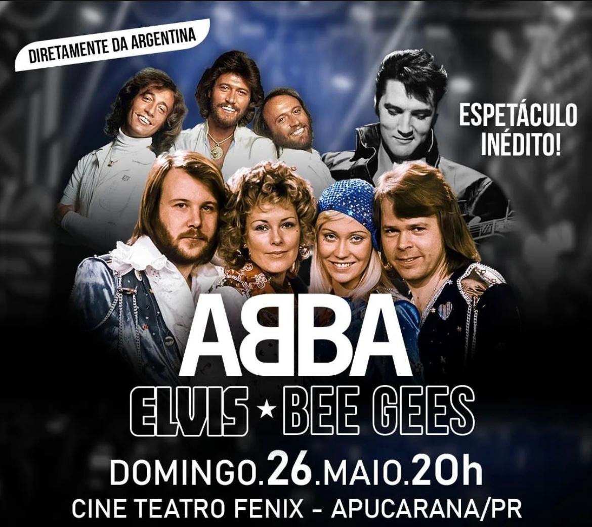 ABBA, Elvis e Bee Gees | Turismo Apucarana